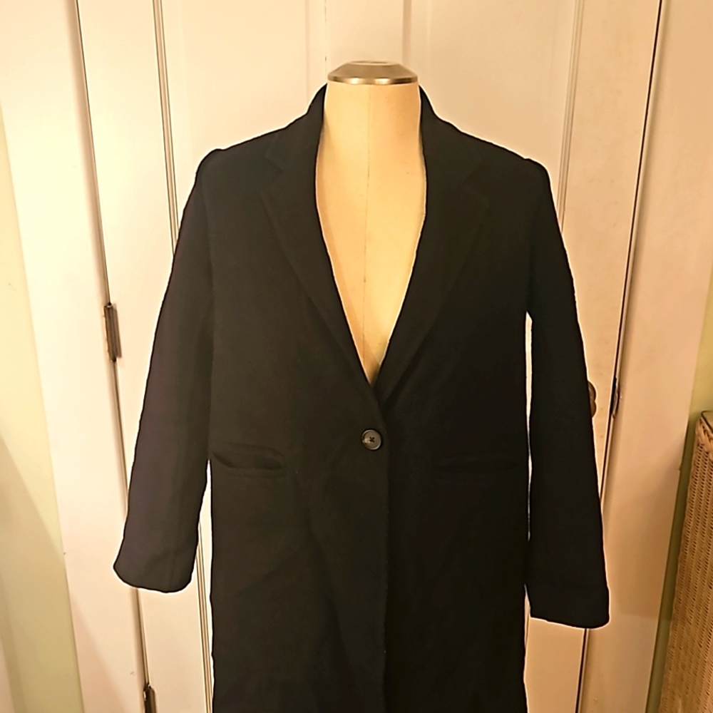 VINCE small wool duster Black